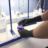 Infi-Touch Super soft Disposable Latex Gloves, Powder Free, Exam 12" Length, Medium Duty, 50 Gloves, Size X-Large.