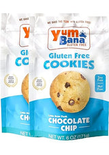 Yumbana Gluten Free Chocolate Chip Cookies - Soy Free, Nut Free Cookies - No Artificial Flavors or Preservatives - Great for Snacks and Parties - 2