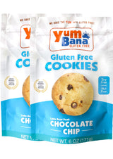 Yumbana Gluten Free Chocolate Chip Cookies - Soy Free, Nut Free Cookies - No Artificial Flavors or Preservatives - Great for Snacks and Parties - 2