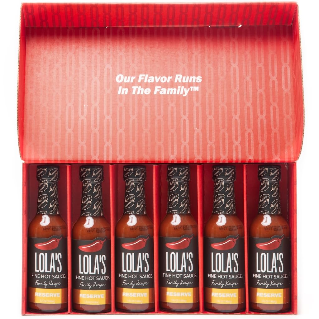 Lola’s Family Reserve Hot Sauce | Carolina Reaper & Habanero Blend | Ultra Spicy | 0 Calories, 0g Fat, Low Sodium | All-Natural, Vegan, Gluten-Free |
