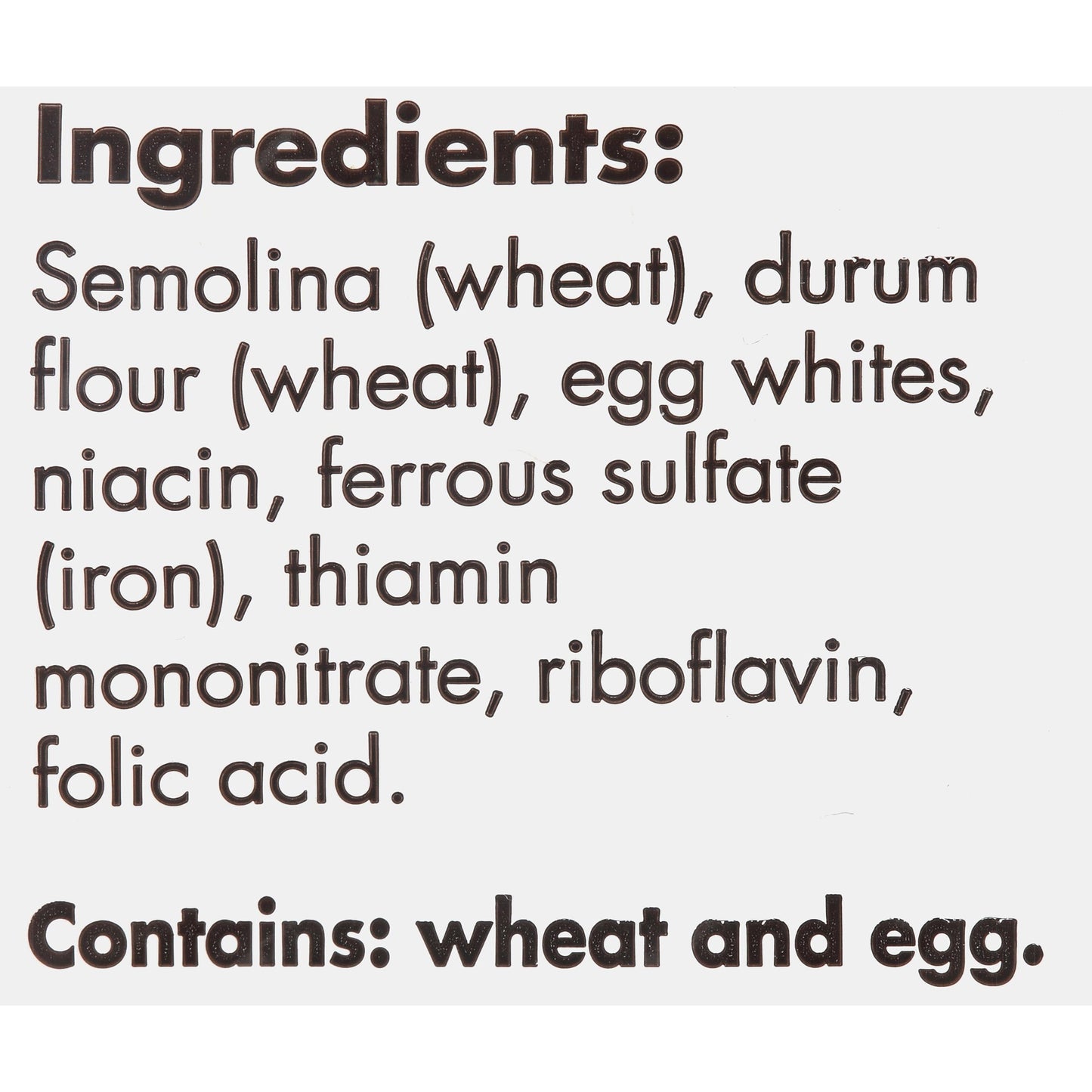 No Yolks Enriched Egg White Pasta - Stir Fry Noodles 12 oz