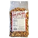 Caramel Peanut Popcorn | 3-Pack | 8 oz. | Buttery Coated with Peanut Topping | Gibbon, NE | HR Poppin' Snacks