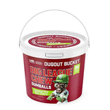 New! Big League Chew - Sour Cherry Bubble Gum Flavor + 80pcs Individually Wrapped Gumballs + For Games, Concessions, Picnics & Parties