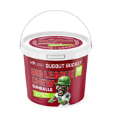 New! Big League Chew - Sour Cherry Bubble Gum Flavor + 80pcs Individually Wrapped Gumballs + For Games, Concessions, Picnics & Parties