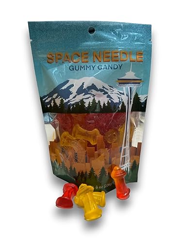 Space Needle Gummies 8 Oz Bag