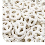 Yogurt Covered Pretzels - 22 Ounce Pack - Vanilla Yogurt Pretzels for Office Bowls, Snacking, and Gifting - Sweet & Salty Snack - Crunchy Holiday