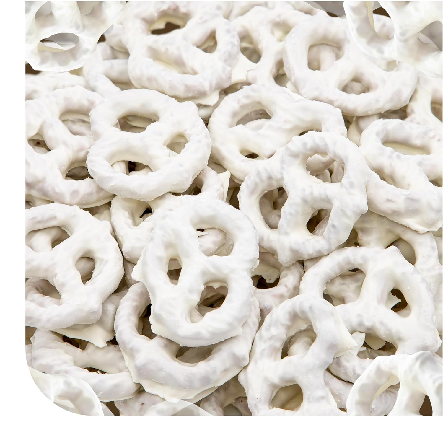 Yogurt Covered Pretzels - 22 Ounce Pack - Vanilla Yogurt Pretzels for Office Bowls, Snacking, and Gifting - Sweet & Salty Snack - Crunchy Holiday