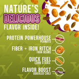 Manzela Spicy Snack Mix | Contains Roasted Peanuts, Fava Beans & Crunchy Corn Sticks, High Protein Snack with a Bold Mexican Twist, Great