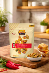 Setton Farms Naturally Seasoned Pistachio Kernels, Hot Honey, Dry Roasted, No Shell Pistachios, Certified Non-GMO, Gluten Free, Vegan and Kosher, 5 oz