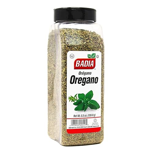 Badia Oregano Whole, 5.5 oz - Dried Oregano Leaves, Herb Seasoning - Aromatic and Flavorful