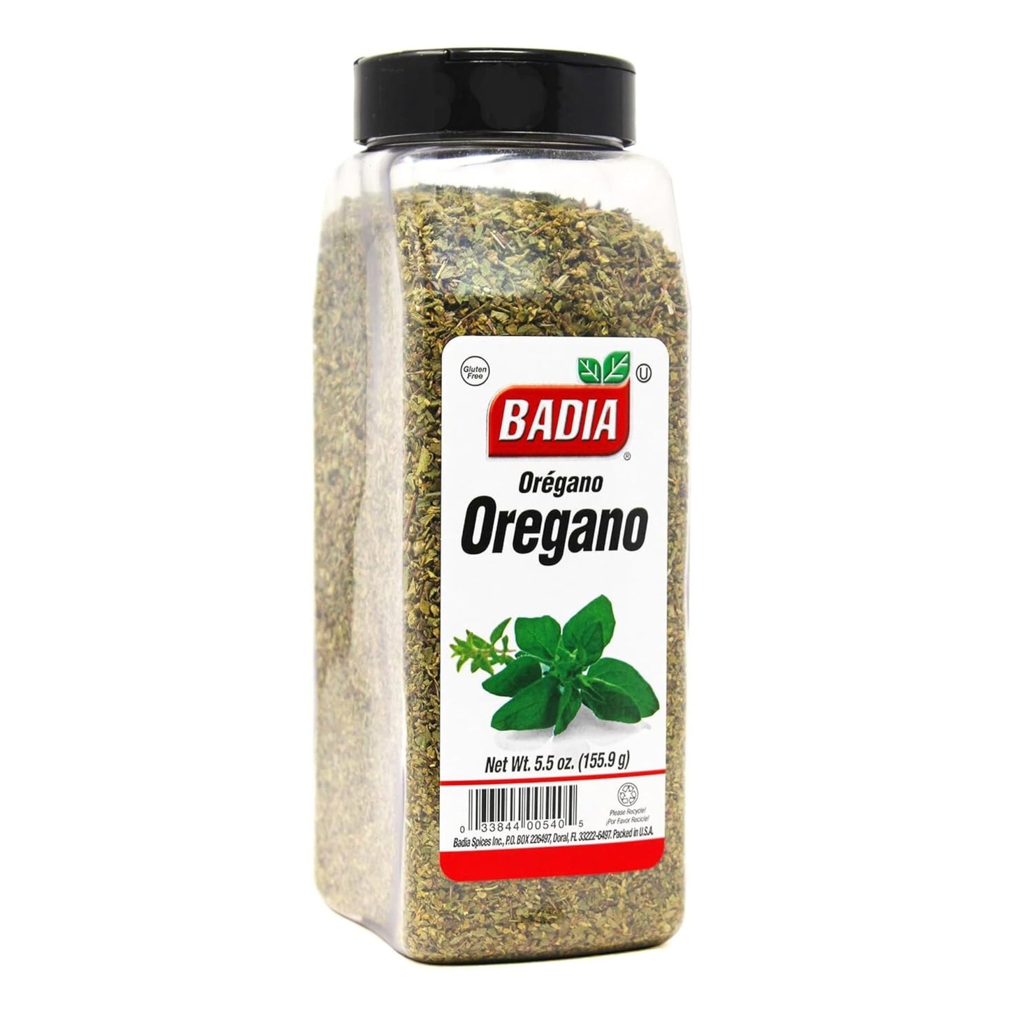 Badia Oregano Whole, 5.5 oz - Dried Oregano Leaves, Herb Seasoning - Aromatic and Flavorful