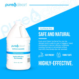 PURE & CLEAN Multi Surface Cleaner Hypochlorous Acid Cleaning Solution Powerful HOCl for Use On Most Any Surface All Purpose Cleaner Hospital Grade