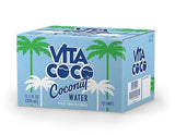 Vita Coco Coconut Water, Pure - Naturally Hydrating Electrolyte Drink - Smart Alternative to Coffee, Soda, and Sports Drinks - Gluten Free - 11.1