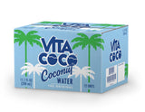 Vita Coco Coconut Water, Pure - Naturally Hydrating Electrolyte Drink - Smart Alternative to Coffee, Soda, and Sports Drinks - Gluten Free - 11.1