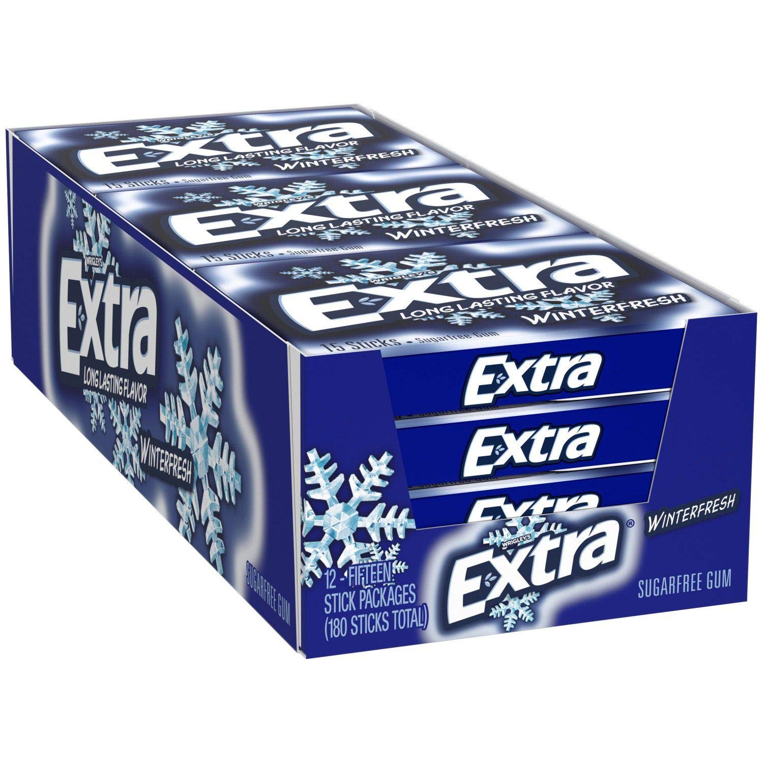 Bulk Pack Chewing Gum (Extra Winterfresh, 180 pieces)
