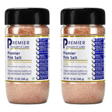 Premier Research Labs Pink Salt - Hawaiian Red Alaea Sea Salt Blend for Food, Cooking, and Eating - Flaky, Unrefined, and Additive-Free, 12 oz (Pack