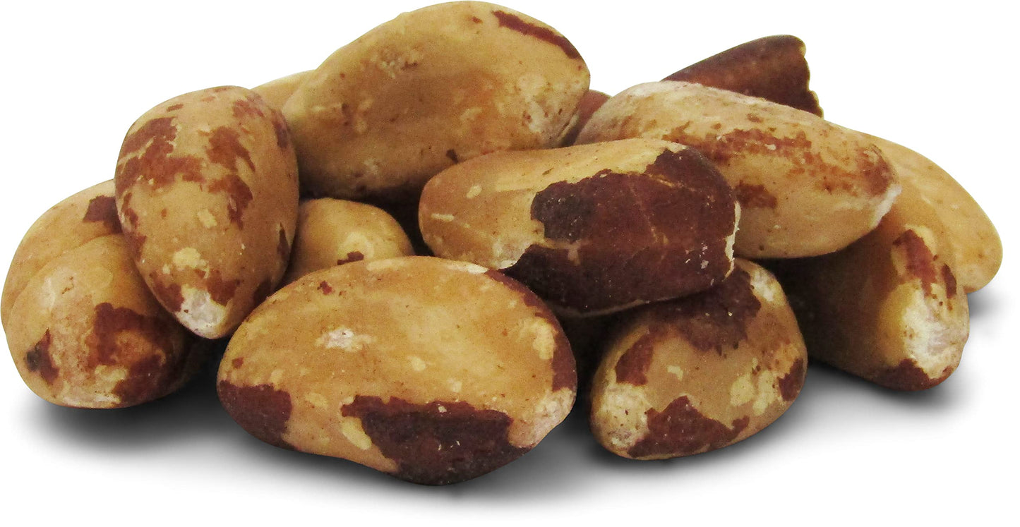 Gourmet Toasted Brazil Nuts by Its Delish, 12 Oz Bulk Bag - Oven Fresh Dry Roasted Whole Shelled Brazil Nuts Unsalted - Keto, Vegan, Kosher