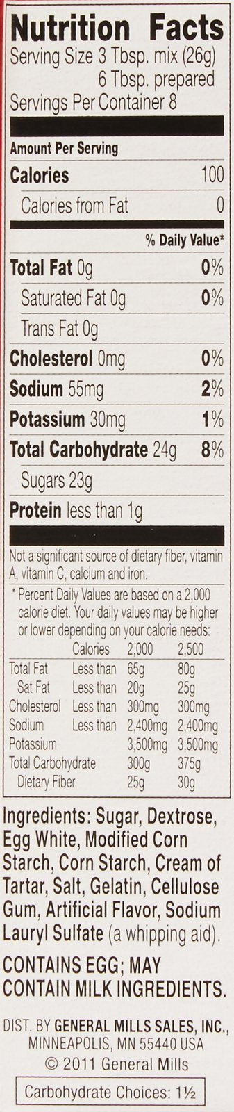 Betty Crocker White Fluffy Box Frosting, 7.2 oz