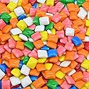 Candy Retailer Assorted Fruit Flavors Mini Chicle Chewing Gum Tabs, Candy-Coated, Square-Shaped, Bulk Unwrapped, for Vending Machines | 1 Pound