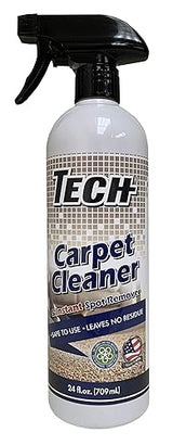 TECH Carpet Cleaner Spray - Instant Spot Remover with No Harsh Chemical (24 Oz)
