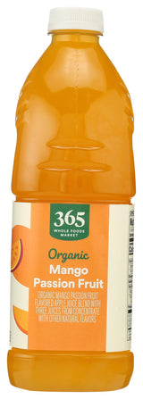 365 by Whole Foods Market, Organic Mango Passionfruit Juice, Reduced Sugar, 64 Fl Oz