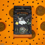 Bones Coffee Company The Nightmare Before Christmas Ruff Weather Flavored Coffee Beans, Whole Bean Coffee Medium Roast Low Acid, Oatmeal Creampie