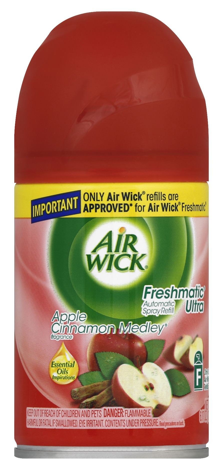 Air Wick 78283 6 Oz Apple Cinnamon Medley Automatic Spray Refill