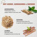 Ashwagandha Shatavari with Licorice tea cut 100 g (Vital Women) | Dried Roots Blend | Smooth, Earthy & Naturally Sweet | Caffeine-Free, Pure, Non-GMO