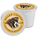 Boxer Coffee 48ct Colombian Breakfast - Medium Roast Coffee Pods - Specialty Grade, Artisan Single-Serve Cups - Compatible with Keurig K-Cup Brewers