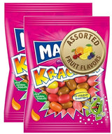 Kracher Chewy Candy, Fruit Flavored, No Artificial Colors, Popping Candy Coating, 2 Pack.