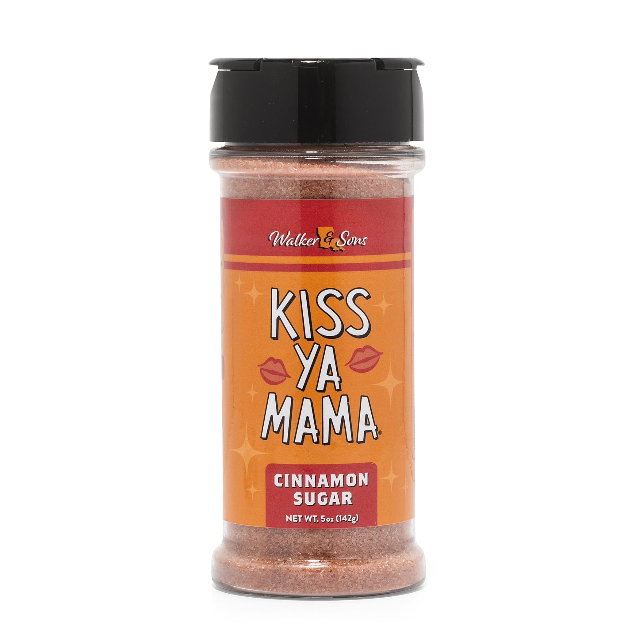 Kiss Ya Mama Cinnamon Sugar Seasoning, No MSG and Kosher, 5oz Single Bottle