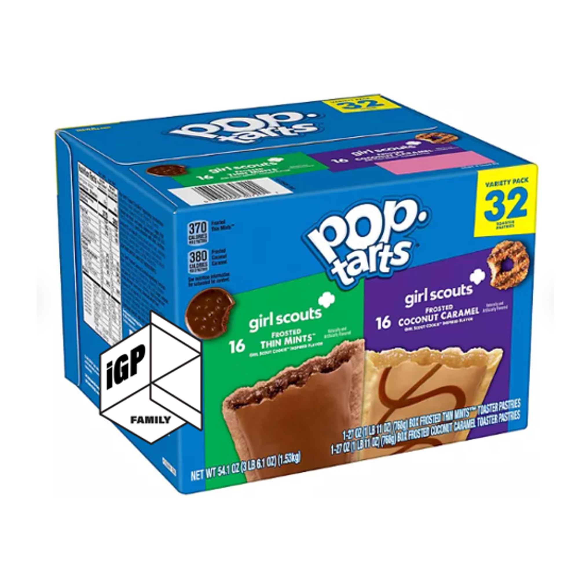 Pop Tarts Girl Scouts Variety Pack, 32 ct.- IGP Family Bundle