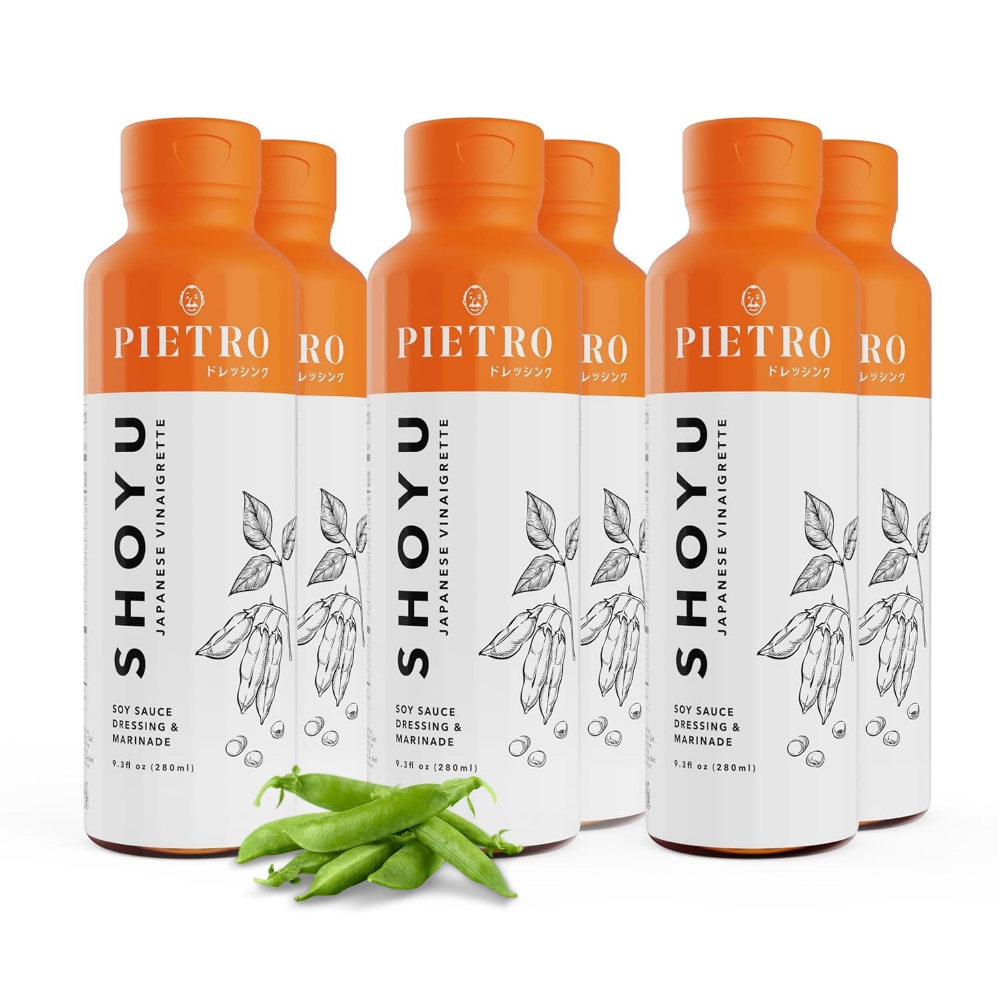 Pietro Dressing Original Shoyu Japanese Style Marinade & Vinaigrette - Gluten Free Soy Sauce Flavor for Salads, Vegetables, Seafood & Noodles - No MSG