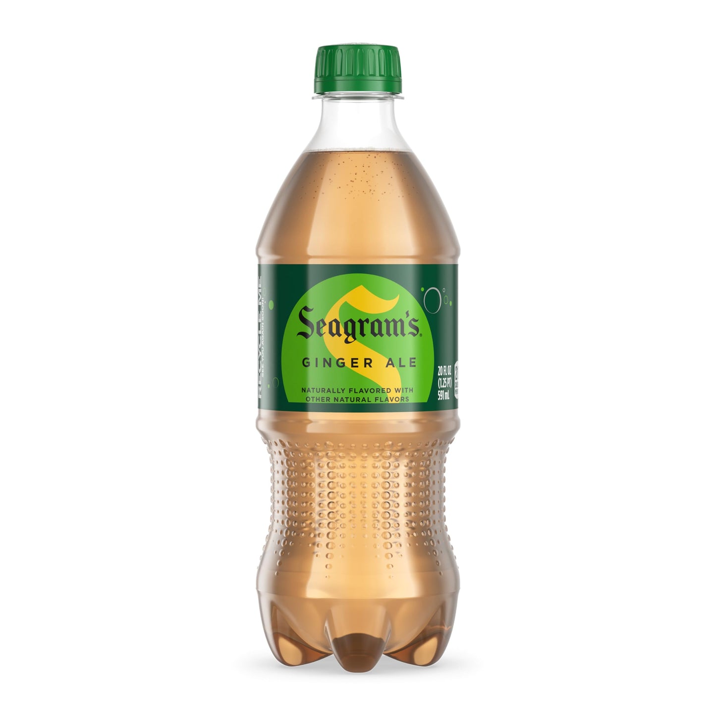 Seagram's Ginger Ale Soda Soft Drink, 20 Fl oz
