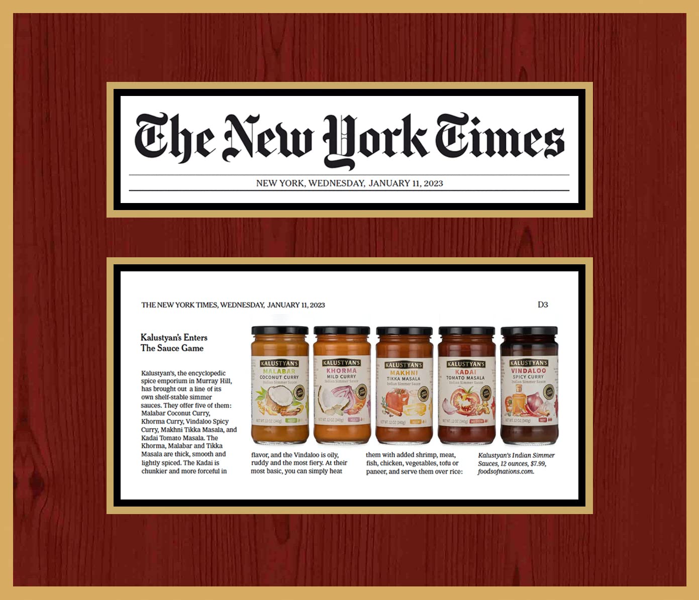 Kalustyan's Indian Curry Sauce - Rogan Josh Tomato Simmer Sauce for Fast, Flavorful Indian Food - Ideal with Vegetables, Chicken, Paneer or