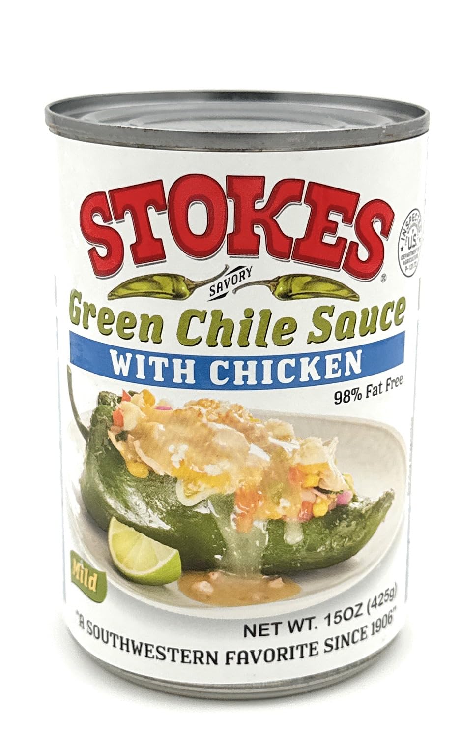 Stokes Green Chile Sauce with Chicken Pack of 6