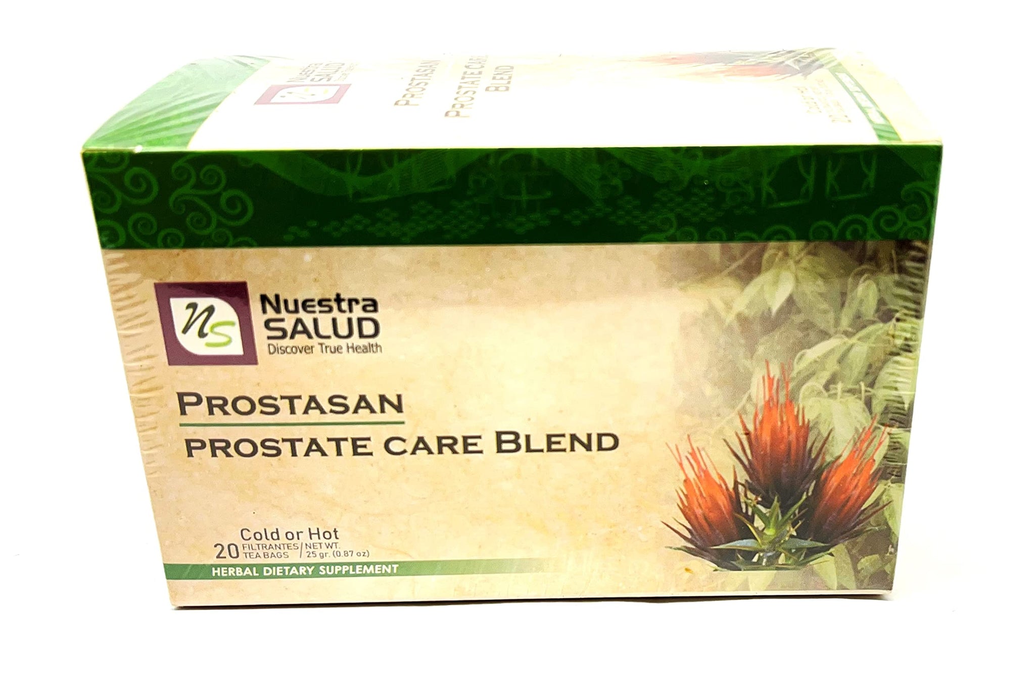 Prostate Herbal blend - Prostasan Filter Tea Bags (60 Tea bags) Value pack