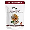 Dals Foods Healthy Nutritious Fufu, Chia Amala | 100% Natural Flour, Low-Carb, Plant-Based Fiber & Protein Blend, Gluten Free Baking & Cooking