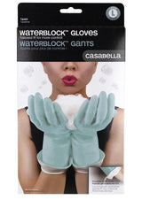 Casabella Waterblock Premium Gloves Aqua Blue, Large