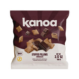 Kanoa Filled Cereal Snacks - 3.17 oz Bags (Pack of 14) - Gluten Free Cereal Pillows Snack (Chocolate)