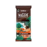 CAROBME ORGANIC ALMONDS CAROB BAR | Vegan Soy Free Gluten-Free | Caffeine Free Substitute for Chocolate, Candy and chocolate bars