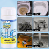 2026 Upgrade Wild Tornado Pipe Dredge, Powerful Sink Drain Cleaner, Multi-functional Drains Cleaners Fast Foaming for Kitchen Toilet Pipeline Quick