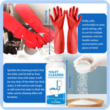 NLXCXUCY 9Pcs Pumice Stone Toilet Bowl Cleaning Brush Set with Long Cleaning Gloves Crevice Brush Powerfully Cleans Stain Hard Water Ring Calcium