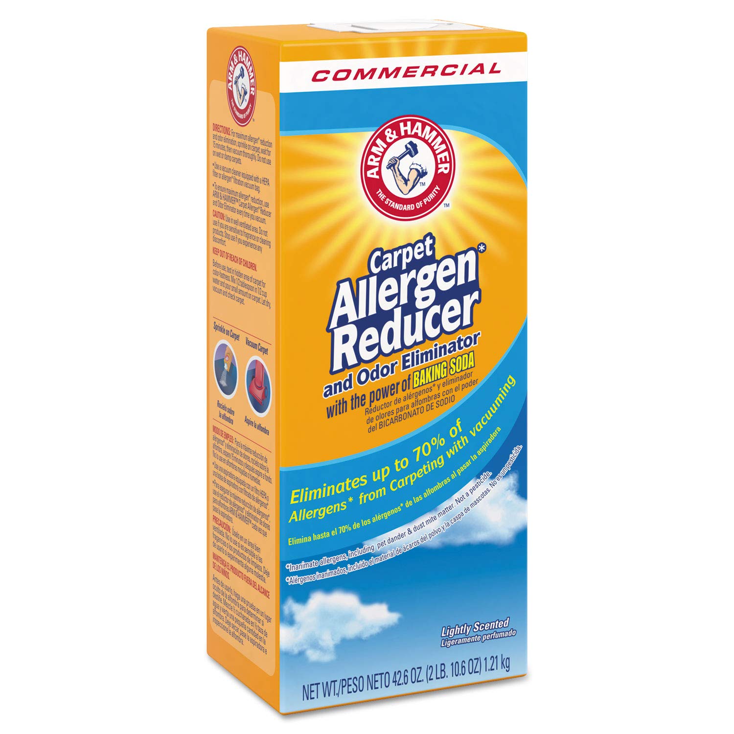 Arm & Hammer 3320084113 Carpet & Room Allergen Reducer & Odor Eliminator, 42.6oz Shaker Box