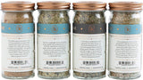 The Spice House - Back of the Yards Collection - 4 Count - ½ Cup Each - Sealed Display Jars - All-Purpose Seasonings, Spice Blends, Rubs - Ideal