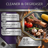 BOONYM Heavy Duty Grill Cleaner Spray - Professional BBQ Degreaser & Oven Cleaner, 4oz for Outdoor Grills, Smokers, Stainless Steel - Effectively