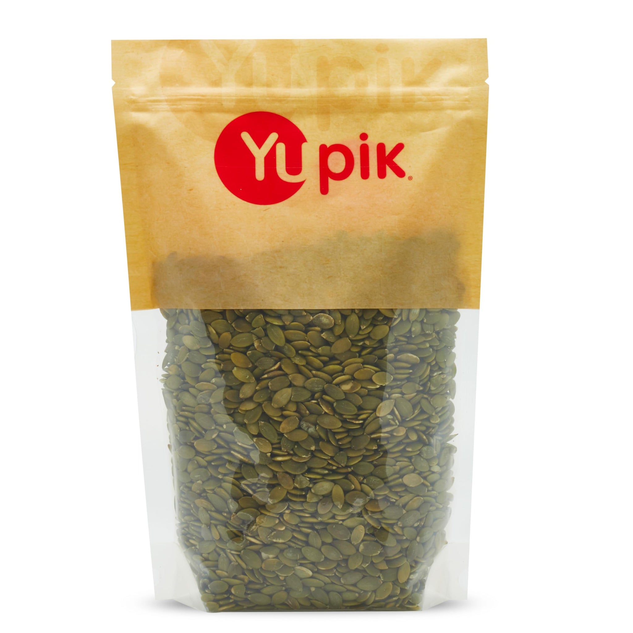 Yupik Raw Pumpkin Seeds, No Shell, 1 lb (16 oz), GMO-Free, Gluten-Free, Kosher, Shelled Pepitas, Salt-Free, Oil-Free, Plant-Based Protein, Source