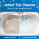 Bio Ouster Jetted Tub Cleaner Kit - Jet and Jacuzzi Tub Cleaner for Jets, Tubes, and Bathtubs - Includes Microfiber Towel - Professional Grade