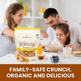 Erin Baker’s Homestyle Vanilla Almond Quinoa Granola with Ancient Grains - Made from Natural Ingredients, Crunchy, Versatile Snack or Cereal - Vegan