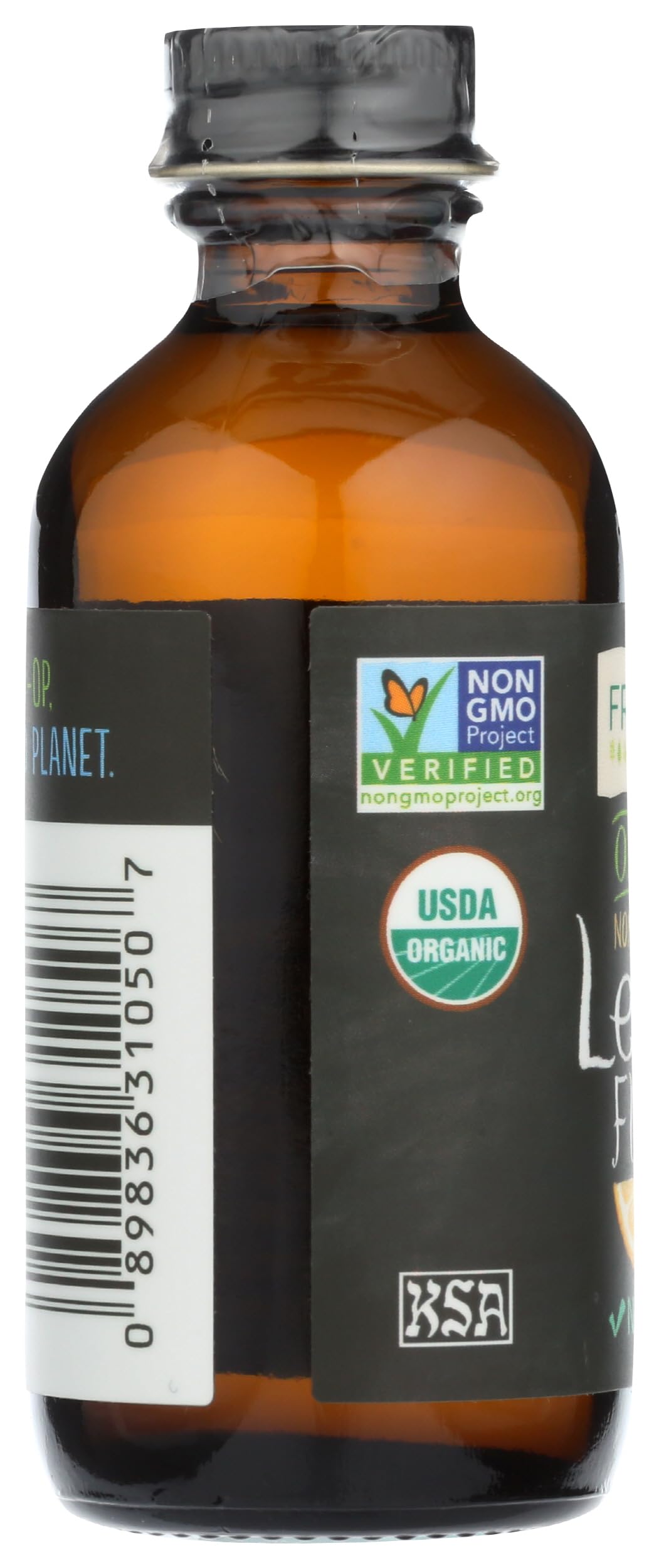Frontier Co-op Organic Lemon Flavor, 2 Ounce Glass Jar, Tart Citrus Flavor for Desserts, Smoothies, Tea, and More